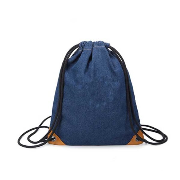 Demin backpack bag back