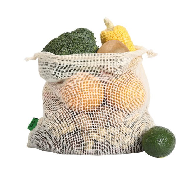 Drawstring Cotton Mesh Bag