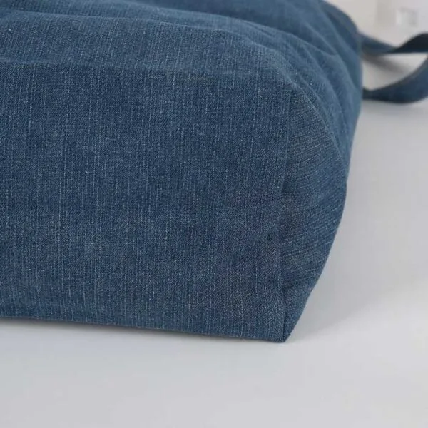 Custom Denim Handbag Canvas Tote Bag can print LOGO