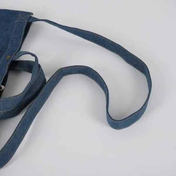 Custom Denim Handbag Canvas Tote Bag can print LOGO