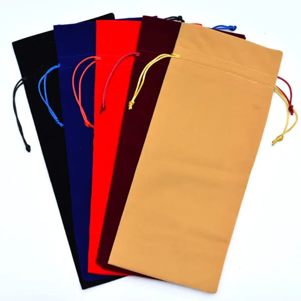 Drawstring Velvet Wine Bags Wholesale