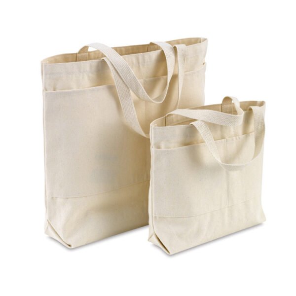 Heavy Duty Canvas Tote bag With Pocket Outside