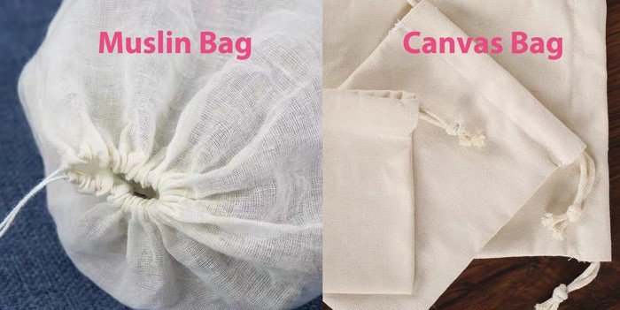 Why is Muslin Fabric used to make bags?