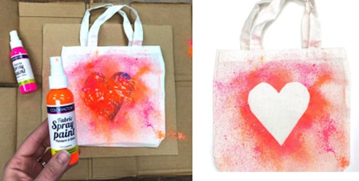 diy canvas tote bag spray