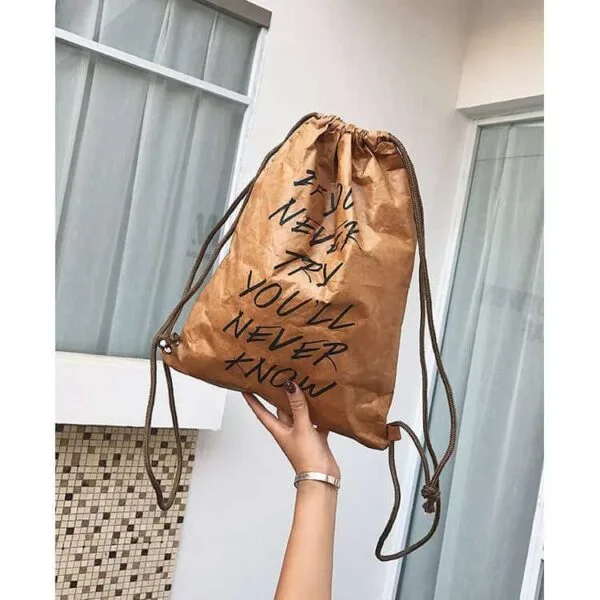 Tyvek Bag Dupont Paper Drawstring Bag - immagine 3