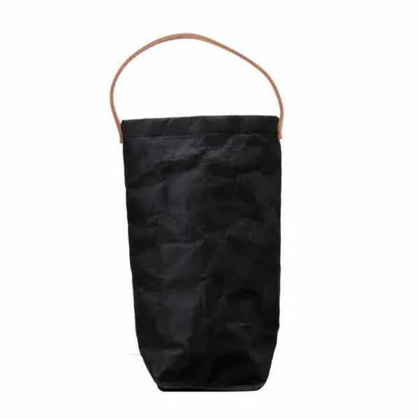 Washable Paper Mini Black Totes