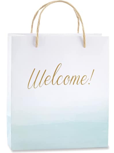 beach tides wedding welcome bag