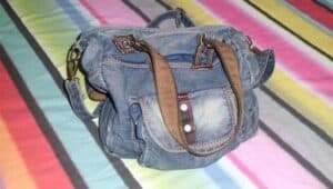 denim Tote Bags with handle