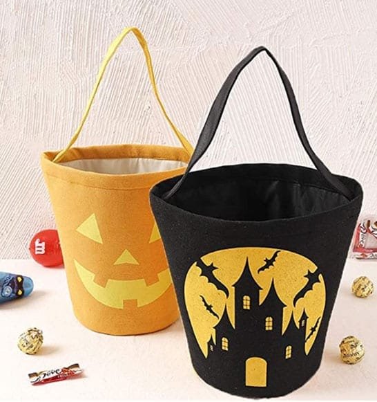 canvas Halloween Treat Bag