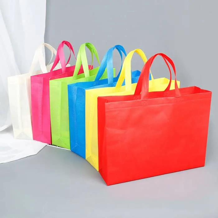 unicolor non woven tote bag
