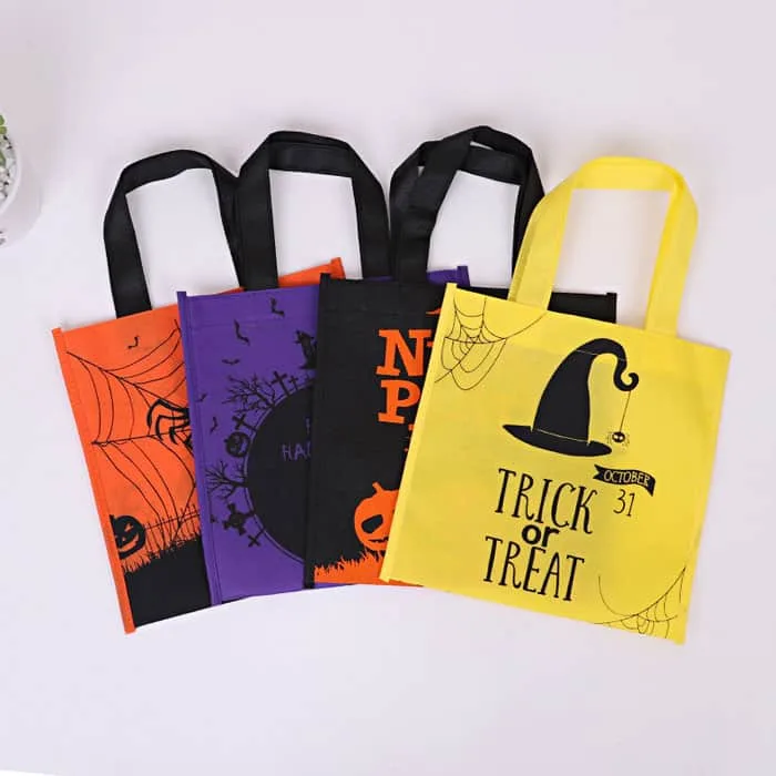 Halloween gift non woven tote bag