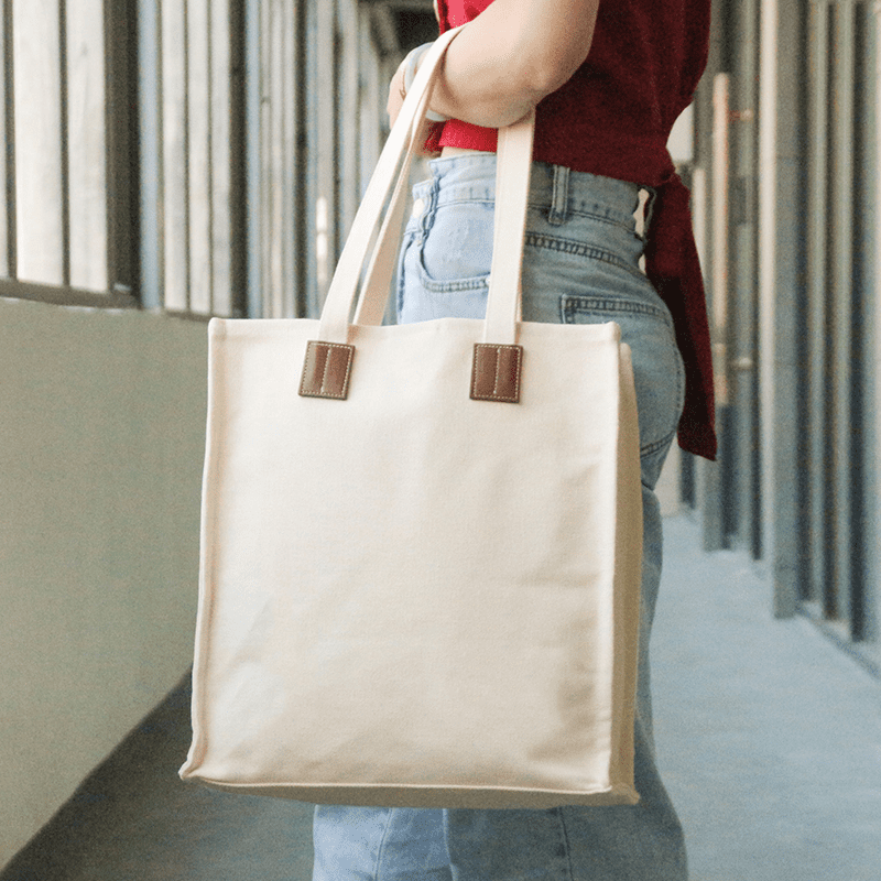 Custom Canvas Tote Bag With Pockets - Fast Proof-Free Sample