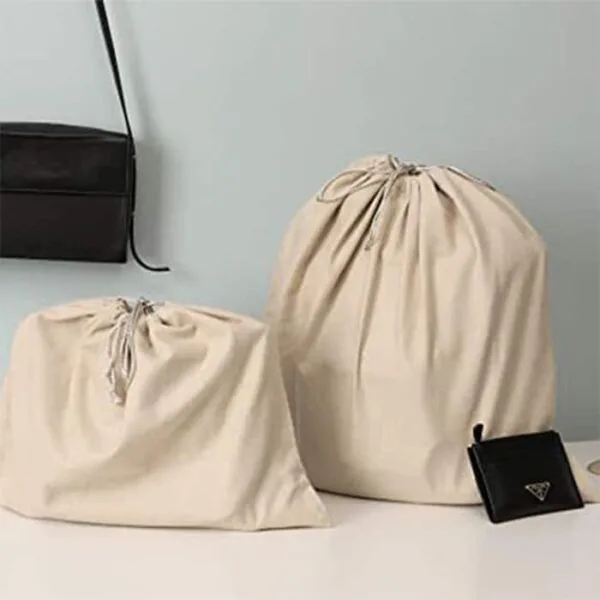 ⁦Leather bag soft protective bag suede pull rope strap pocket wholesale⁩ - الصورة ⁦4⁩