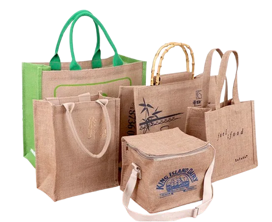 Big bag : ジュート麻でハンドメイド ジュートバッグ ショルダーバッグ（ ジュート×レザー ワン
