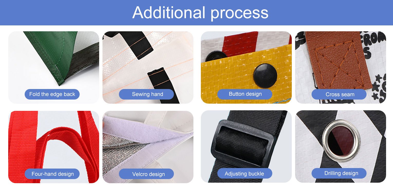Accesorios para bolsas no tejidas