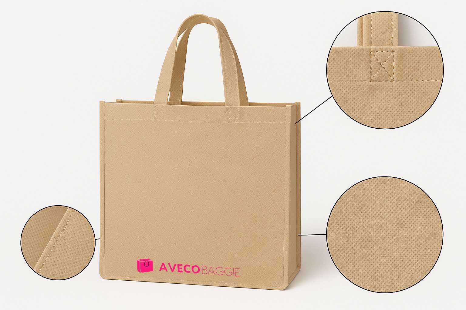 Colorful non-woven PP shopping bags