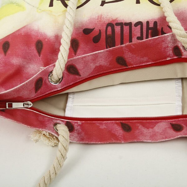 Fresh-Style-16oz-Canvas-Tote-Bag-with-Zipper&Custom-Handles