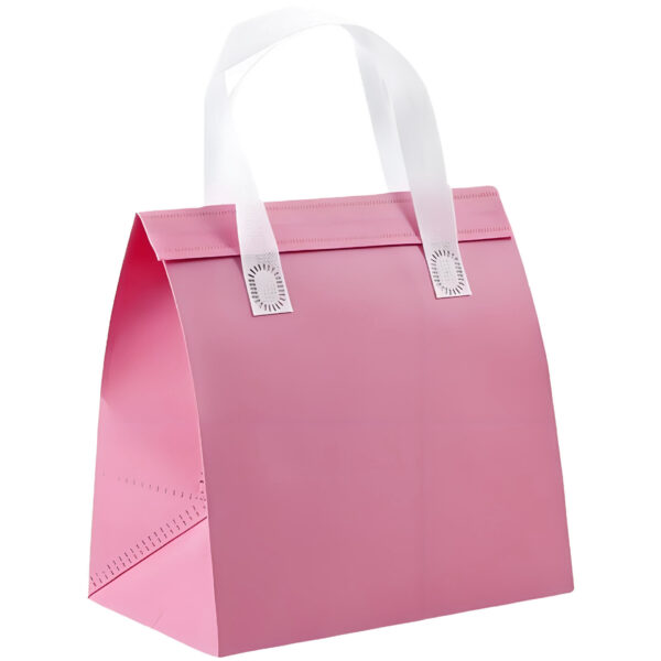custom color non woven take away bag for food and beverage