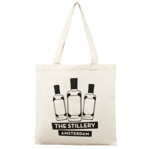 Minimalist-12oz-Canvas-Tote-Bag-with-Black-Logo- Eco-Friendly