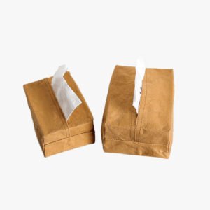 Nordic-Washed-Kraft-Tissue-Box -Waterproof & Multi-Scene