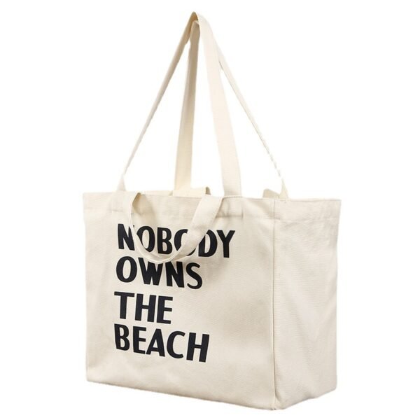 white heavy duty extra large canvas tote bag