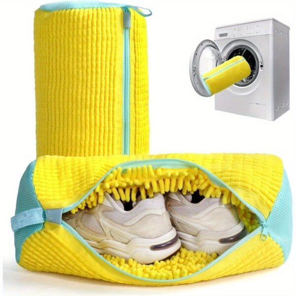 Mesh-Shoe-Wash-Bag-Laundry-Protector