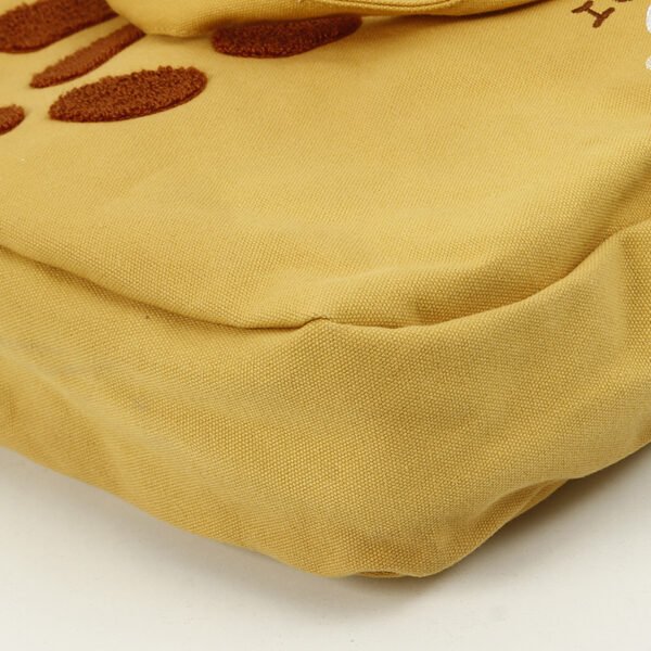 Whimsical-Peanut-Shaped-Tote-Bag-35x37x10cm-Embroidery&Flocking-Design