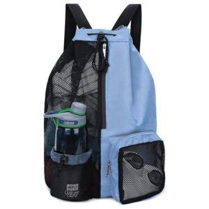 Bicolor-Sport-Backpack-Nylon-Mesh-Hybrid