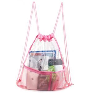 Clear-EVA-Mesh-Backpack-Waterproof-Gear-Tote