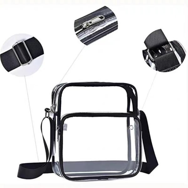 Clear-PVC-Utility-Sling-Dual-Zip-Organizer