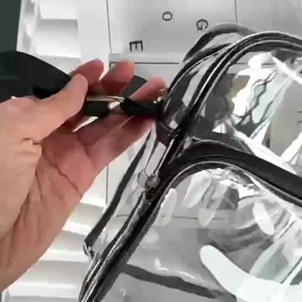 Clear-PVC-Utility-Sling-Dual-Zip-Organizer