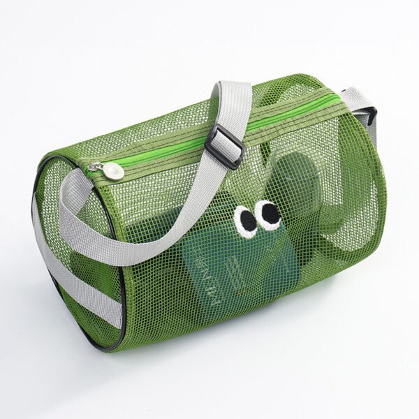 Cylinder-Mesh-Shoulder-Bag-Playful-Eye-Design