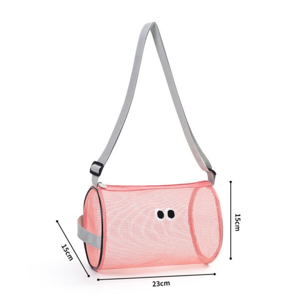 Cylinder-Mesh-Shoulder-Bag-Playful-Eye-Design
