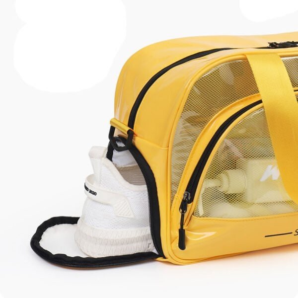 Dual-Compartment-PVC-Travel-Tote -Shoe-Gear-Organizer