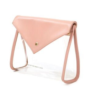 Pink-and- transparent-PVC-PU-Cosmetic-Organizer