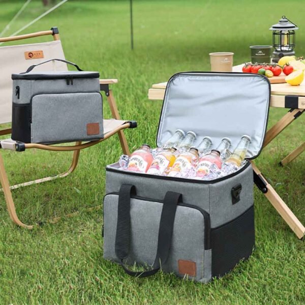 Portable Insulated Lunch Tote for Outdoor Picnic and Fishing Trips - Imagen 2
