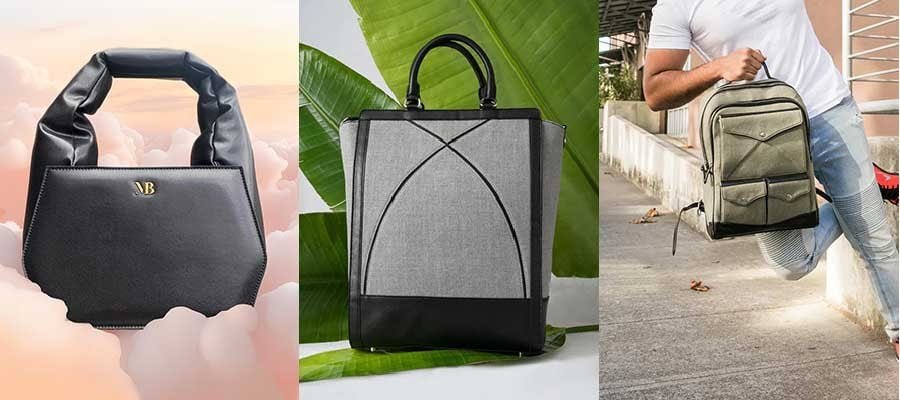 Trends: recycled material bag, 
