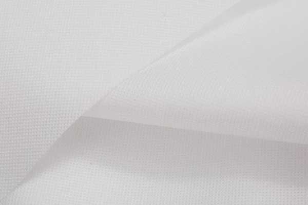 Close-up shot of the texture of non-woven fabric