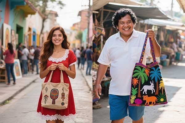 Unique eco-bag innovations: bayong, Sonali bag.