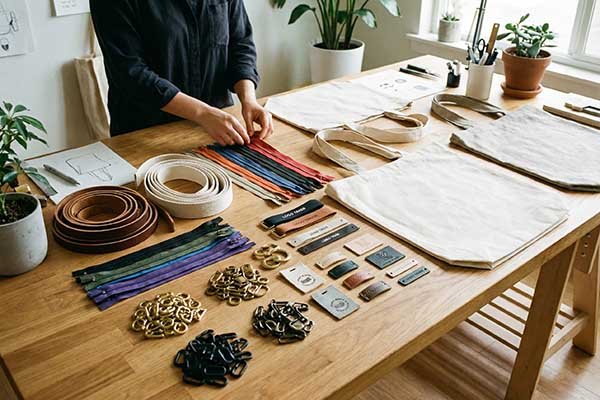 custom zipper and drawstring details