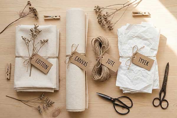 cotton and jute bag materials