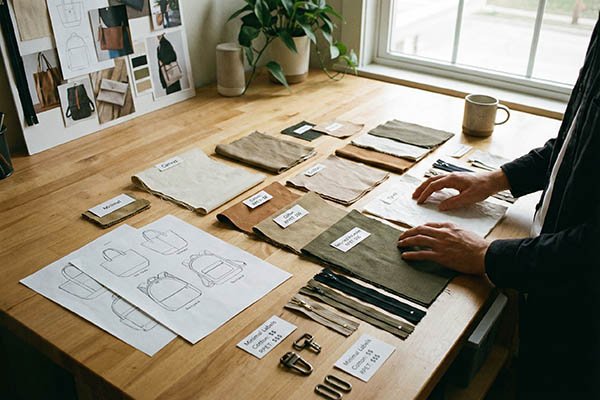 Comparison of fabric swatches