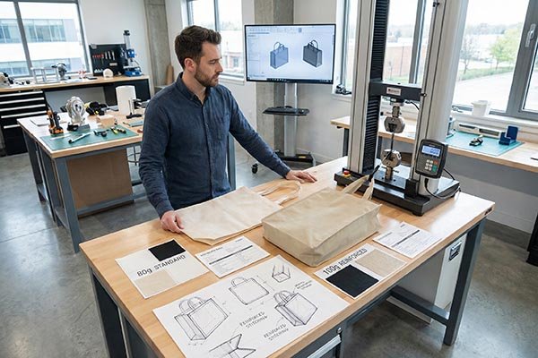 Stack of non-woven fabric swatches in different colors