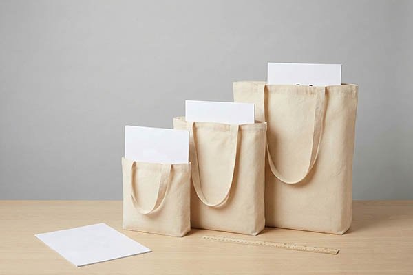 bag size relative to A4 paper