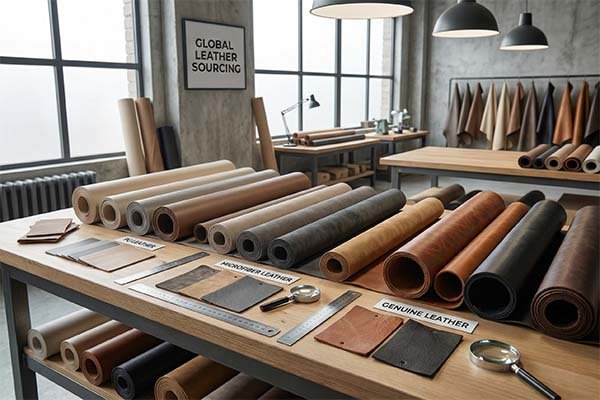 Wholesale leather material selection