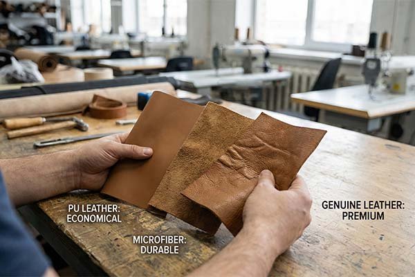 Comparing leather types