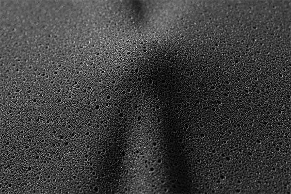 Close up of neoprene fabric texture