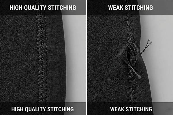 Neoprene fabric swatches thickness