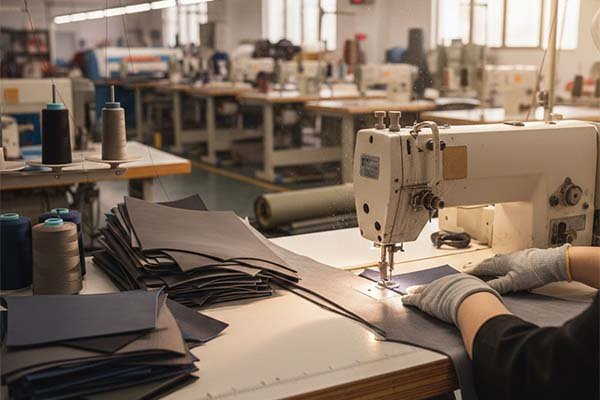bags on production line