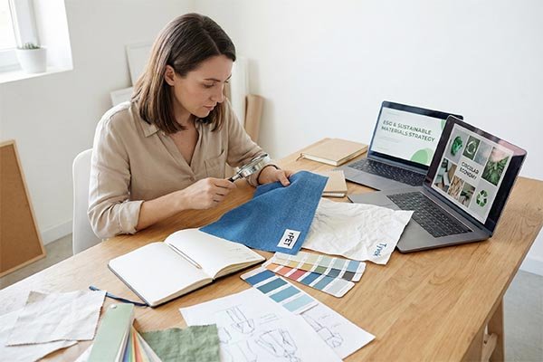 rpet and tyvek material samples